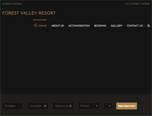 Tablet Screenshot of forestvalleyresort.com